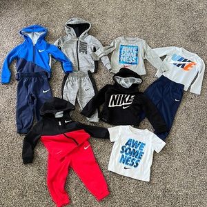 Bundle of Toddler Boy Nike Outfits Size 2T
